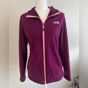 The North Face Maroon Fleece Jacket